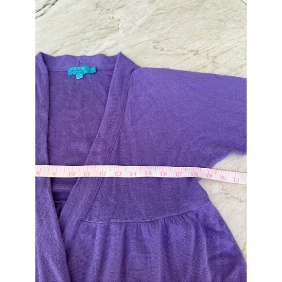 Calypso Christiane Celle 100% Cashmere Sweater cardigan Size M - Picture 5 of 6